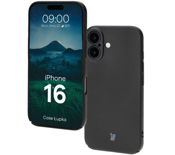 Bizon Łupka do iPhone 16 Czarny