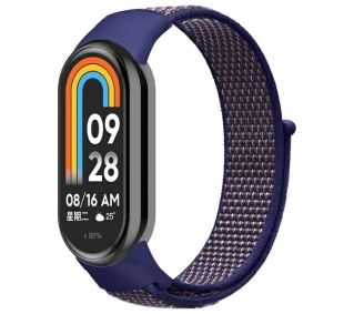 Beline do Mi Band 9/8 NylonLoop Granatowy