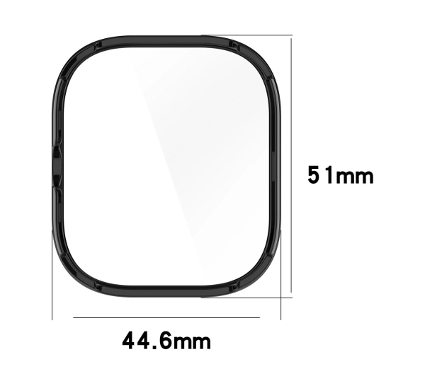 Bizon ze szkłem do Xiaomi Redmi Watch 5 czarny