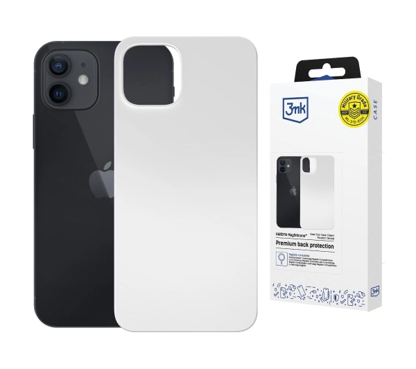 3mk Hardy MagSilicone White do iPhone 12 Biały