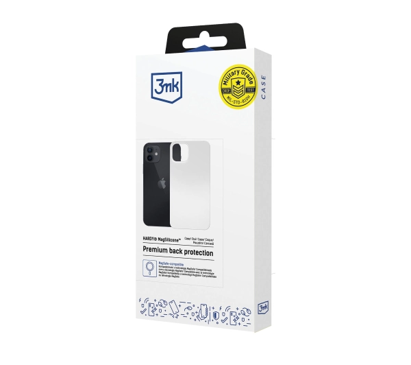 3mk Hardy MagSilicone White do iPhone 12 Biały