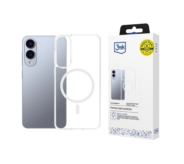 3mk Armor MagCase do Samsung Galaxy S25 Edge Przezroczysty