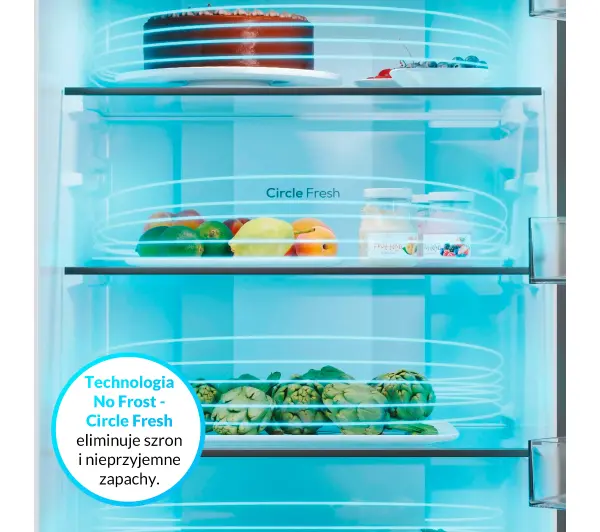 Candy FRESCO 300 ECN2CQTEX206 205cm Inox - Kup na Raty - RRSO 0%