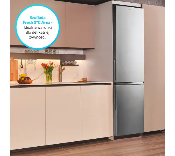 Candy FRESCO 300 ECN2CQTEX206 205cm Inox - Kup na Raty - RRSO 0%