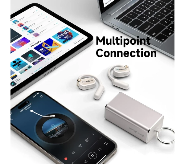 Oneodio OpenRock X Przewodnictwo Powietrzne Bluetooth 5.3 Funkcje AI Czarny - Kup na Raty - RRSO 0%
