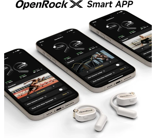 Oneodio OpenRock X Przewodnictwo Powietrzne Bluetooth 5.3 Funkcje AI Czarny - Kup na Raty - RRSO 0%