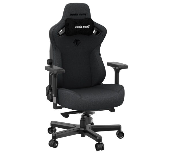 Anda Seat Kaiser 3 L Gamingowy do 150kg Tkanina Ciemnoszary - Kup na Raty - RRSO 0%