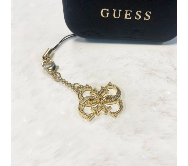 Guess Strap 4G Glitter Złoty