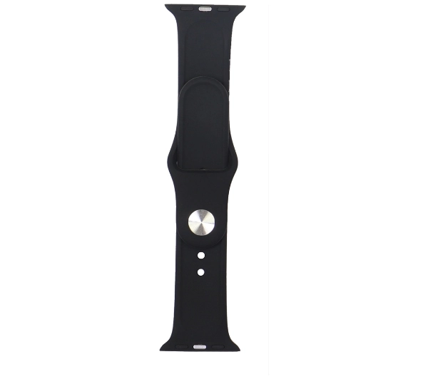 AUDI Geometric Pattern Silicone Watch Strap do Apple Watch do 40/41/42mm Czarny