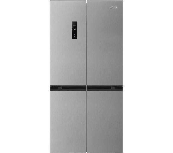 Lodówki - Smeg SBS FQI48XE Pełny No Frost 179cm Szary