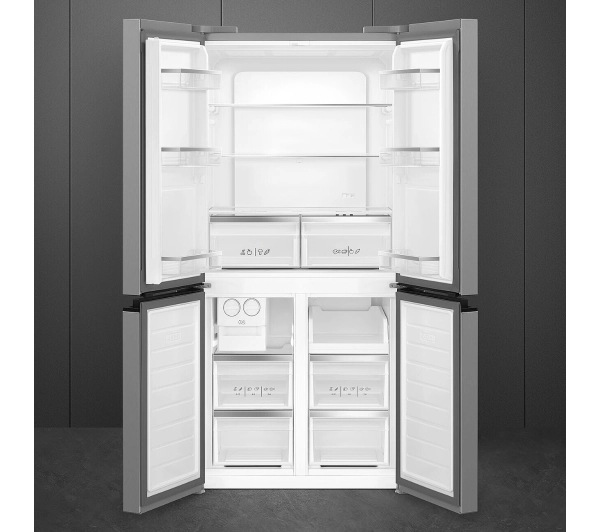 Smeg SBS FQI48XE Pełny No Frost 179cm Szary - Kup na Raty - RRSO 0%