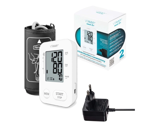 Ciśnieniomierz VITAMMY Next 2+ Biały