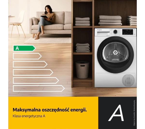 Whirlpool C WD 86M WBS PL Funkcje AI AdaptiveDry 58,6cm 8kg Zdalne sterowanie - TRZECI -55%, ALBO 5-TY ZA 1ZŁ - Kup na Raty - RRSO 0%
