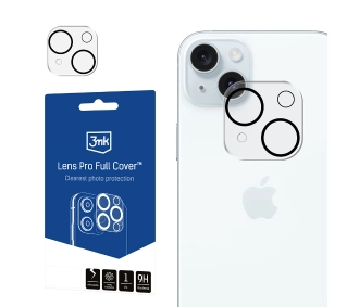 3mk Lens Pro Full Cover do iPhone 15/15 Plus