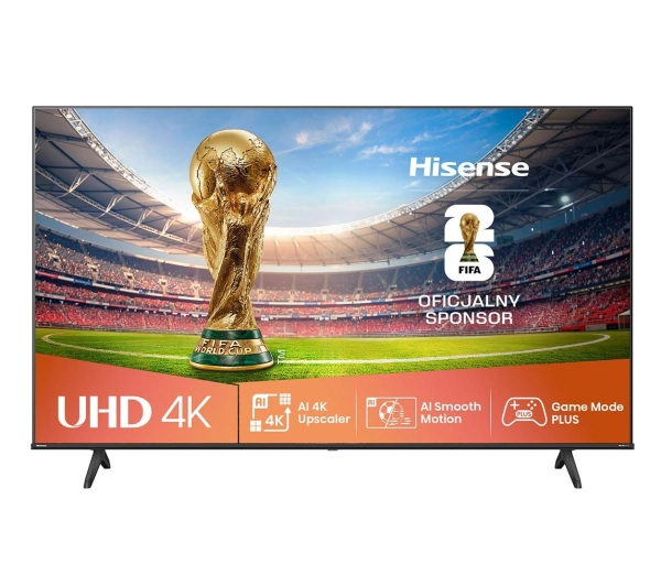 Hisense 85A6Q  85" LED 4K Smart TV Funkcje AI Dolby Vision HDMI 2.1 DVB-T2