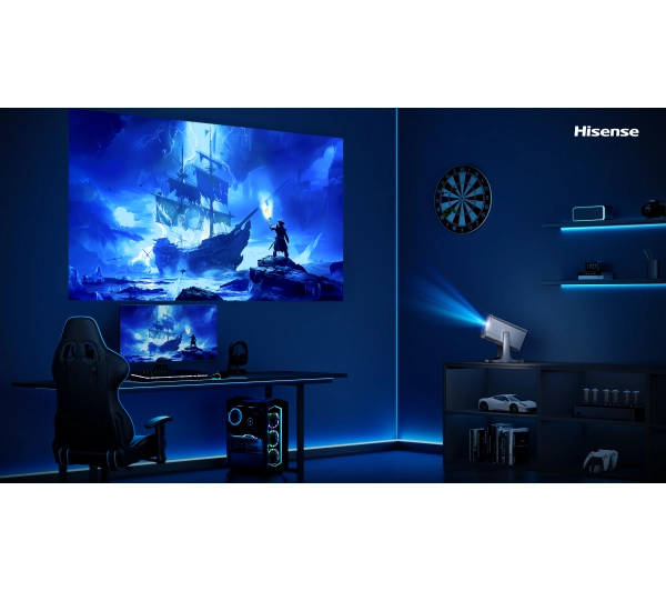 Hisense C2 PRO - 4K UHD, Laser RGB, 1,66x Zoom Optyczny, Wi-Fi, BT, AirPlay, VIDAA OS - Kup na Raty - RRSO 0%