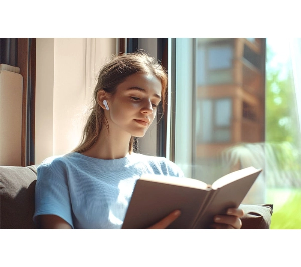 UGREEN EchoBuds HiTune T6 Magic Dokanałowe Bluetooth 5.4 Funkcje AI Biały
