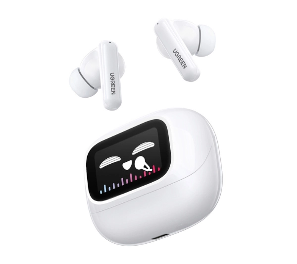 UGREEN EchoBuds HiTune T6 Magic Dokanałowe Bluetooth 5.4 Funkcje AI Biały
