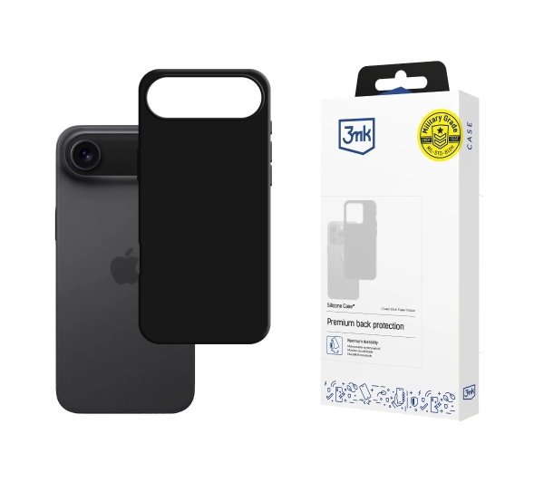 Etui 3MK Silicone Case do Apple iPhone Air Czarny