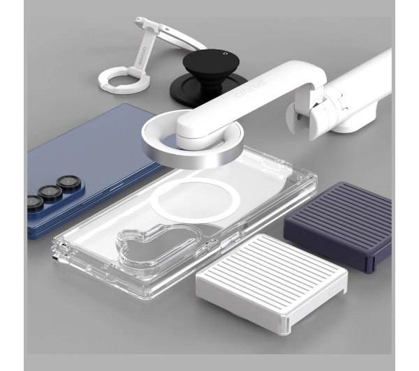 Araree Duple M MagSafe Qi2 do Galaxy Z Fold7 Przezroczysty