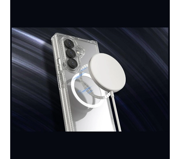 Araree Duple M MagSafe Qi2 do Galaxy Z Fold7 Przezroczysty