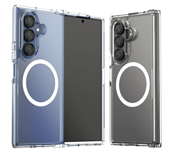 Etui ARAREE Duple M MagSafe Qi2 do Samsung Galaxy Z Fold 7 Przezroczysty