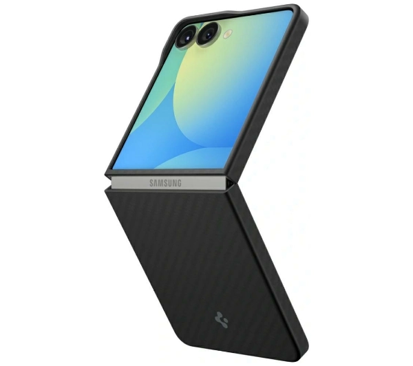 Spigen AirSkin Aramid do Galaxy Z Flip7 Czarny - Kup na Raty - RRSO 0%