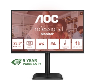 AOC 24E4U 23,8" Full HD IPS 120Hz 4ms - Kup na Raty - RRSO 0%
