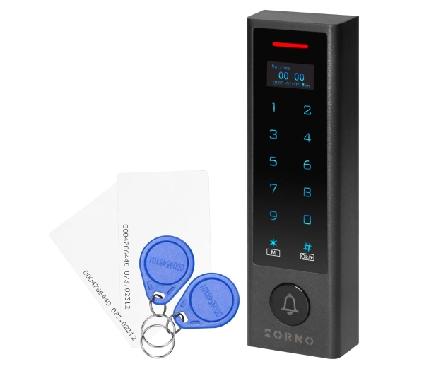 Zamek szyfrowy dotykowy ekran OLED ORNO OR-ZS-831 Czarny