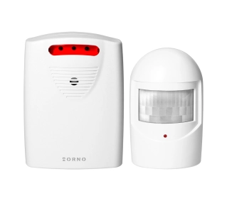 Orno OR-MA-717 bateryjny IP44 120m Biały 