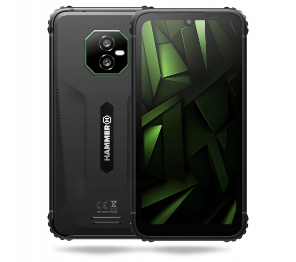 myPhone Hammer Ranger 8/256GB 6" 60Hz 50Mpix Czarno-zielony