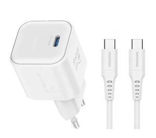 Swissten 22070120 GaN 1x USB-C 20W Biały