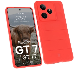 Bizon Tur do Realme GT 7 / Realme GT 7T Czerwony