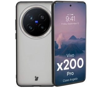 Bizon Angelo do Vivo X200 Pro Przydymione z czarną ramką