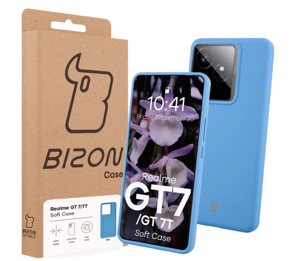 Bizon Soft do Realme GT 7 / Realme GT 7T Niebieski
