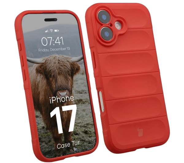 Bizon Tur do Apple iPhone 17 Czerwony
