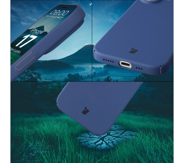 Bizon Łupka do iPhone 17 Niebieski