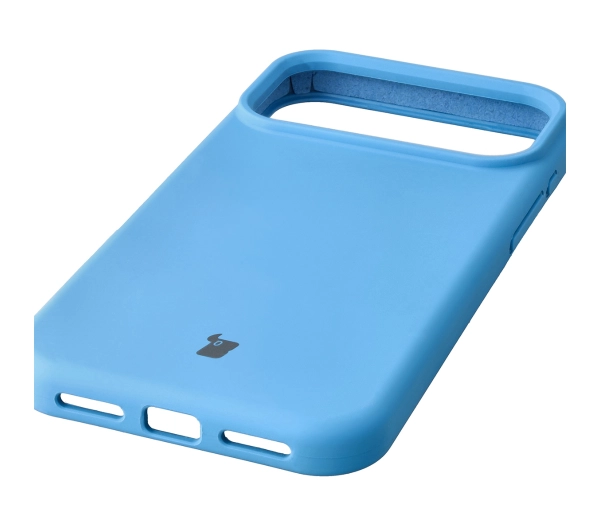 Bizon Silikonowe Soft do Apple iPhone 17 Pro Max Niebieski