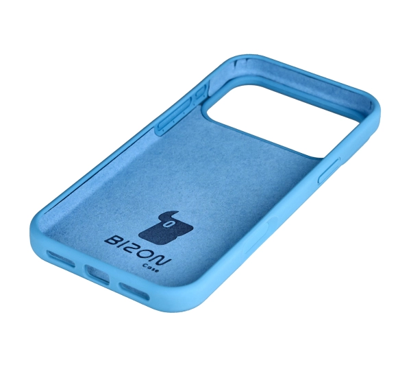 Bizon Silikonowe Soft do Apple iPhone 17 Pro Max Niebieski