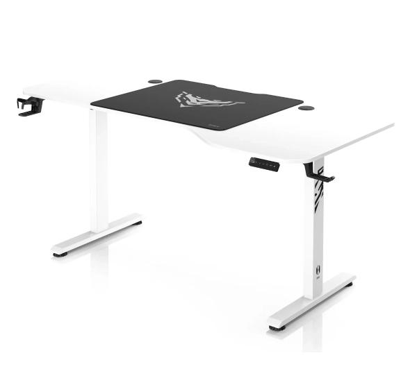 Biurka gamingowe - Diablo Chairs X-Tensio 1600 160cm Regulacja wysokości Biały