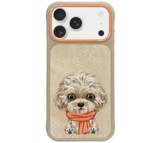 Nimmy Big Eyed Pet 2.0 Dog do iPhone 17 Beżowy