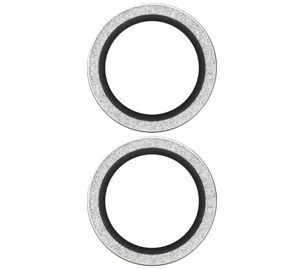 PanzerGlass Hoops Glitter do iPhone 17 / 16 / 16 Plus Srebrny