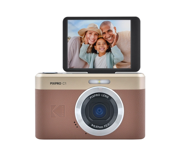 Aparat KODAK PixPro C1 Brązowy 13Mpix, 4x zoom, 1/3" BSI CMOS