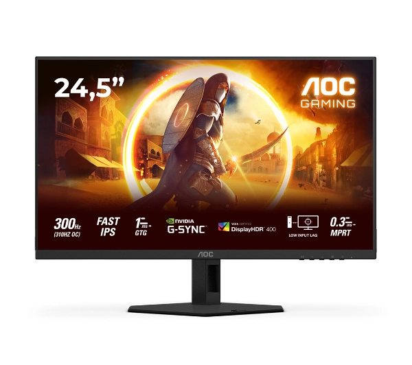 AOC 25G4SRE 24,5" Full HD Fast IPS 310Hz 0,3 MPRT Gamingowy