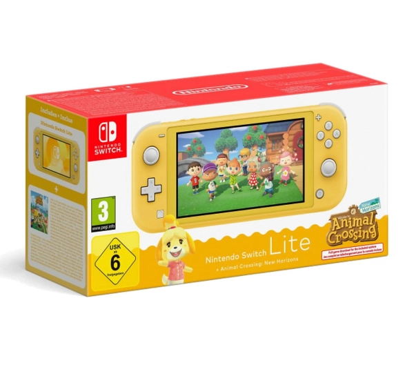 Nintendo Switch Lite Żółty + Animal Crossing: New Horizons