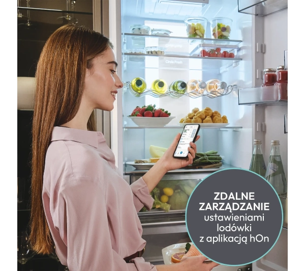 Candy ECN4CQTEW206 Fresco 500 No Frost 205cm Szuflada z kontrolą wilgotności Zdalne sterowanie Biały - Kup na Raty - RRSO 0%