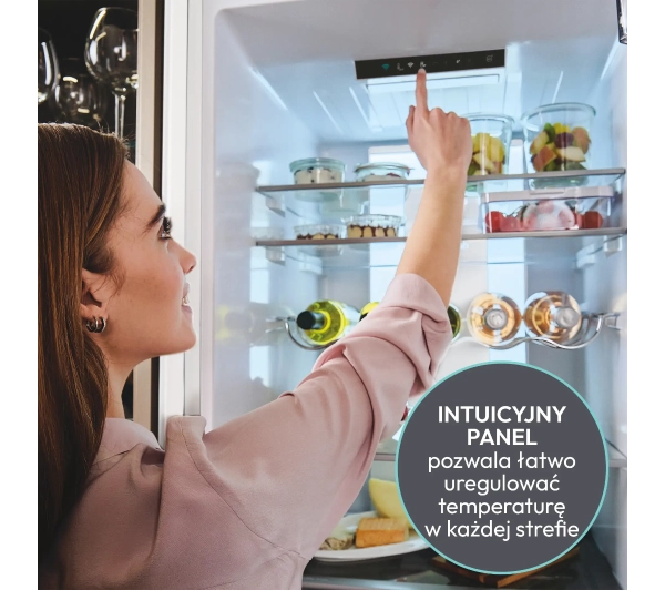Candy ECN4CQTEW206 Fresco 500 No Frost 205cm Szuflada z kontrolą wilgotności Zdalne sterowanie Biały - Kup na Raty - RRSO 0%
