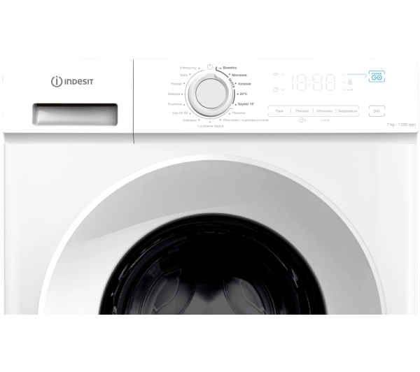 Indesit IMA762 MY TIME PL Steam Push&Go Slim 7kg 1200obr/min - Kup na Raty - RRSO 0%