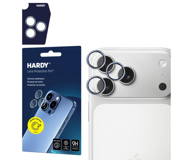 3MK 3mk HARDY Lens Protection Pro pro Apple iPhone 17 Pro /17 Pro Max Titanium Gray