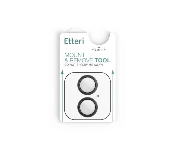 Etteri Camera Lens Protector do iPhone 17 Czarny